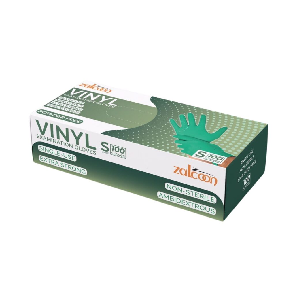 Vinyl Green Gloves