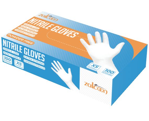 Nitrile White Gloves