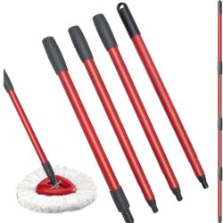 2 Pezzi Scrub Compatibile con Vileda Turbo Spin EasyWring, Triangolo Mop Spin Testa Mop Sostituzione Multifunzione Spazzola Testa del Tergicristallo Del Pavimento Spazzola per Bagno e Cucina